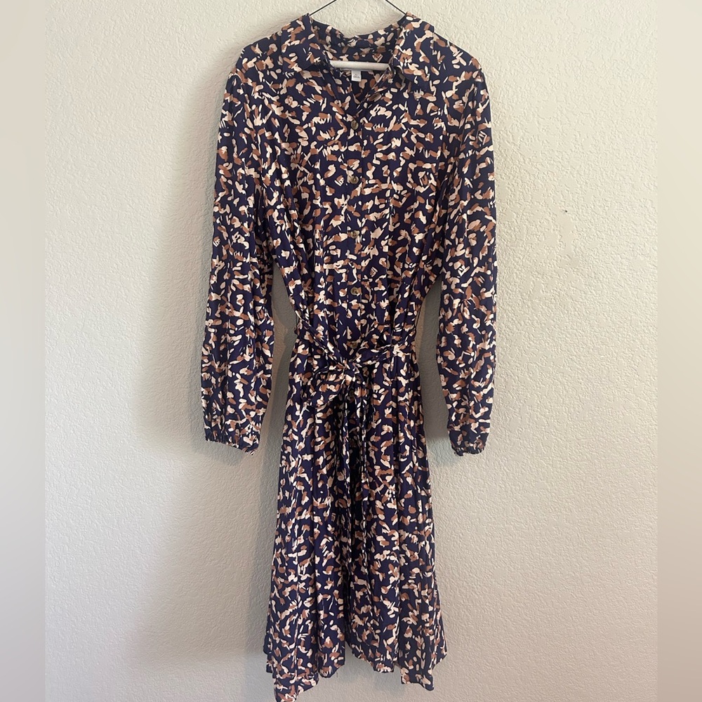 Nine West Midi Shirt Dress size XL - Picture 2 of 10